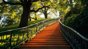 Treppe in der Natur